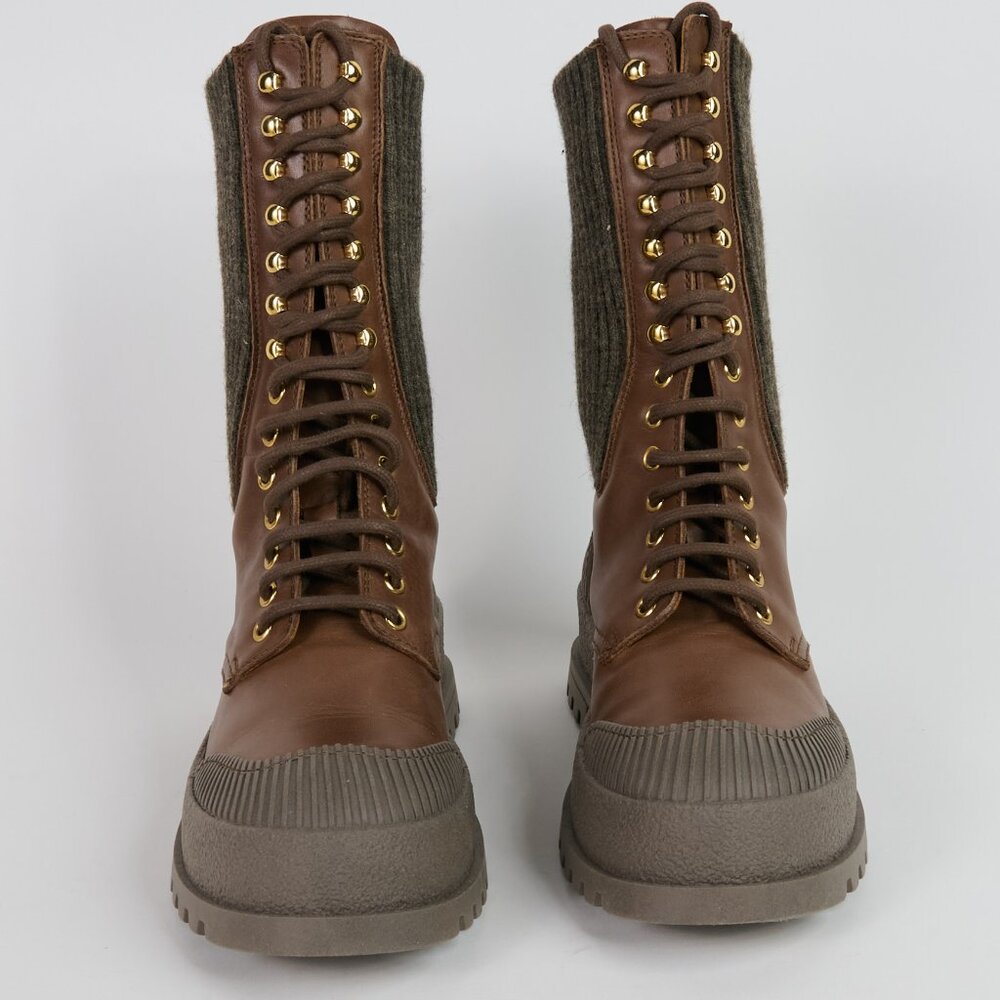 Mich Simon Leather and Textile Fibers Boot - NWOT - Size 37